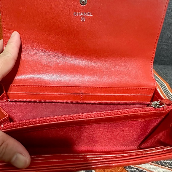 CHANEL ❤️🌟CC QUILTED LAMBSKIN WALLET⭐️ - Picture 5 of 6